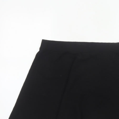 Superdry Women Black UK 14 A-Line Short Lined Skirt