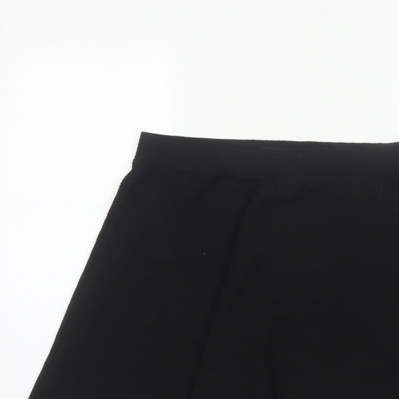 Superdry Women Black UK 14 A-Line Short Lined Skirt