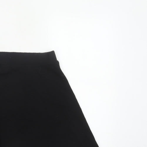 Superdry Women Black UK 14 A-Line Short Lined Skirt