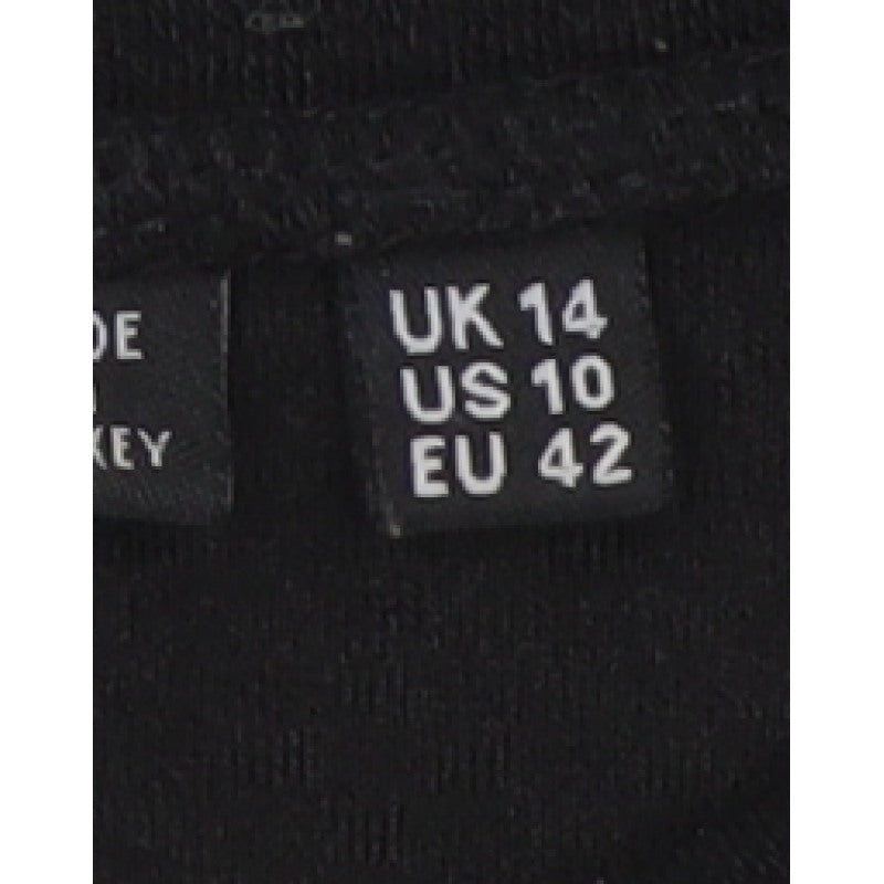 Superdry Women Black UK 14 A-Line Short Lined Skirt