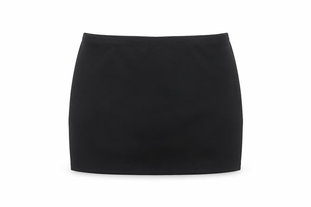 Weekday Women Black S Stretch Jersey Mini Pencil Skirt