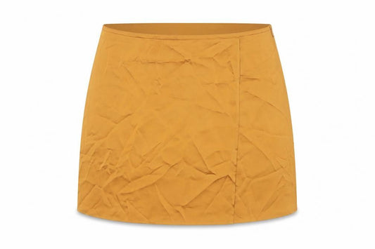 ASOS Design Women Orange UK 20 Wrap Mini Skirt High Rise