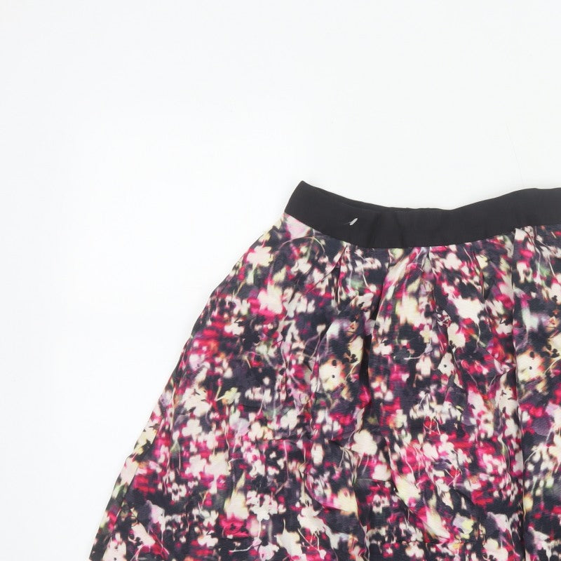 French Connection Women Multicoloured Floral Skater Skirt UK 8