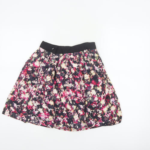 French Connection Women Multicoloured Floral Skater Skirt UK 8
