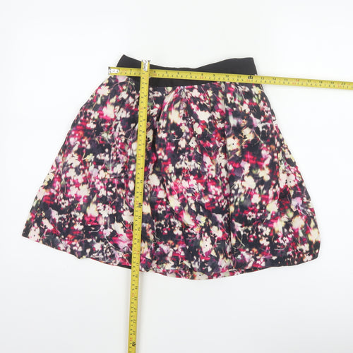 French Connection Women Multicoloured Floral Skater Skirt UK 8