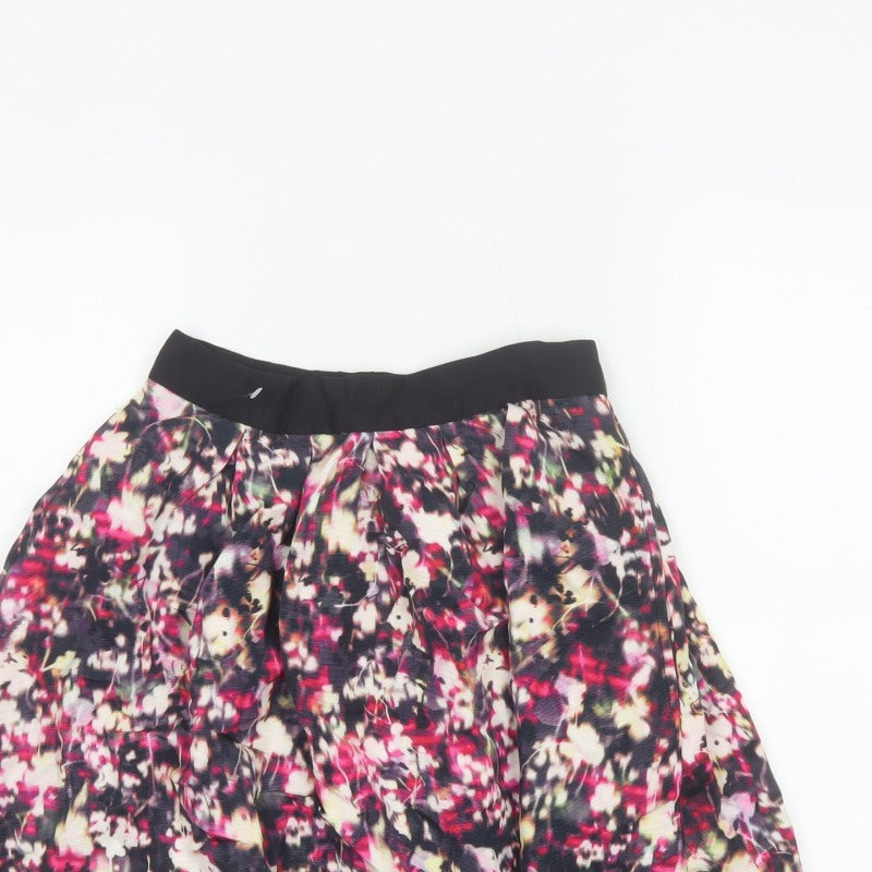 French Connection Women Multicoloured Floral Skater Skirt UK 8