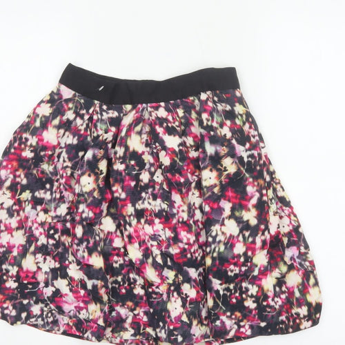 French Connection Women Multicoloured Floral Skater Skirt UK 8