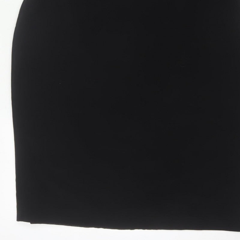 Per Una Women Multicoloured Size 18 Pencil Dress Ruffle Workwear