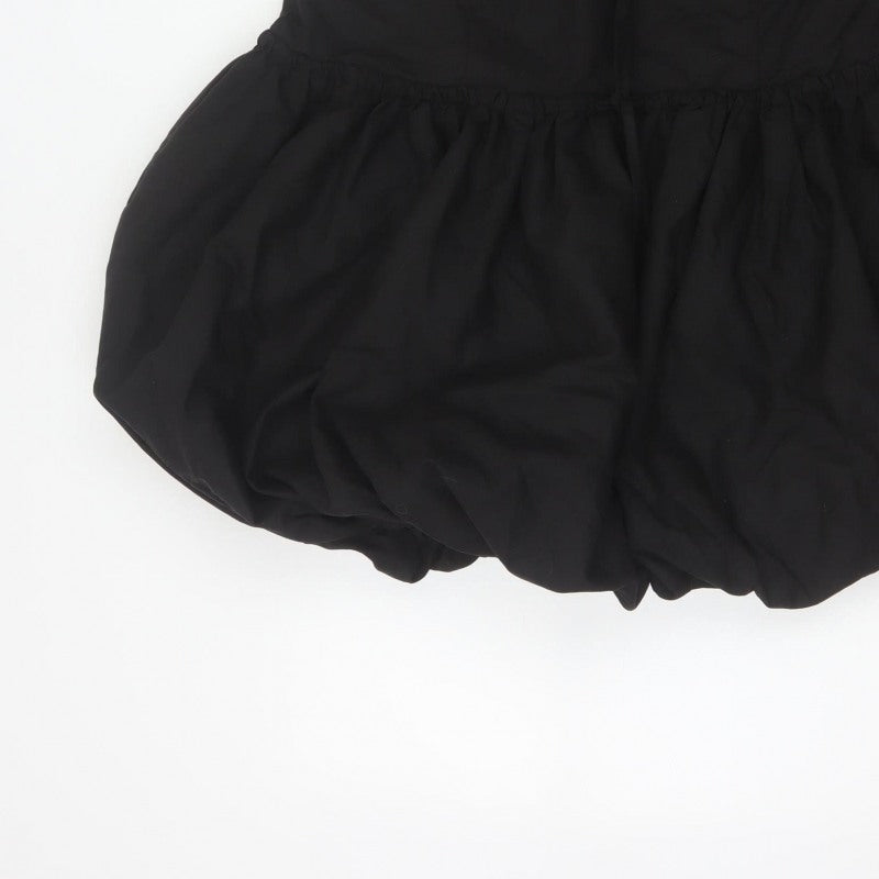 PrettyLittleThing Plus Women Black UK 22 Basic Strapless Playsuit
