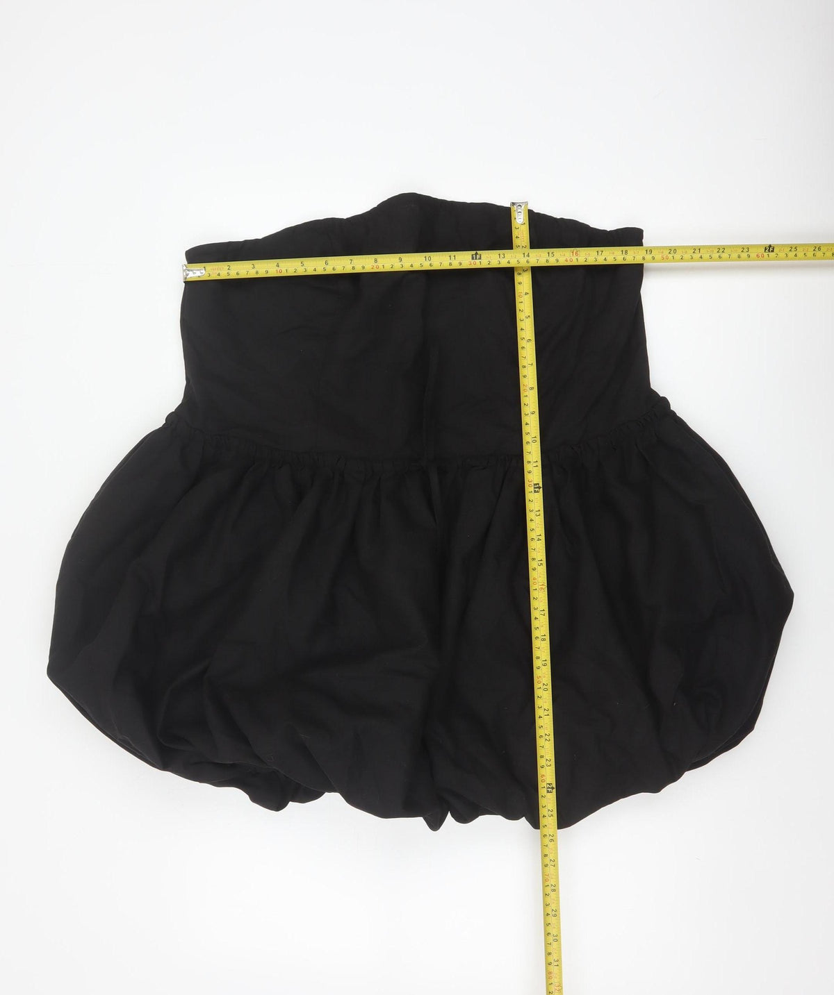 PrettyLittleThing Plus Women Black UK 22 Basic Strapless Playsuit
