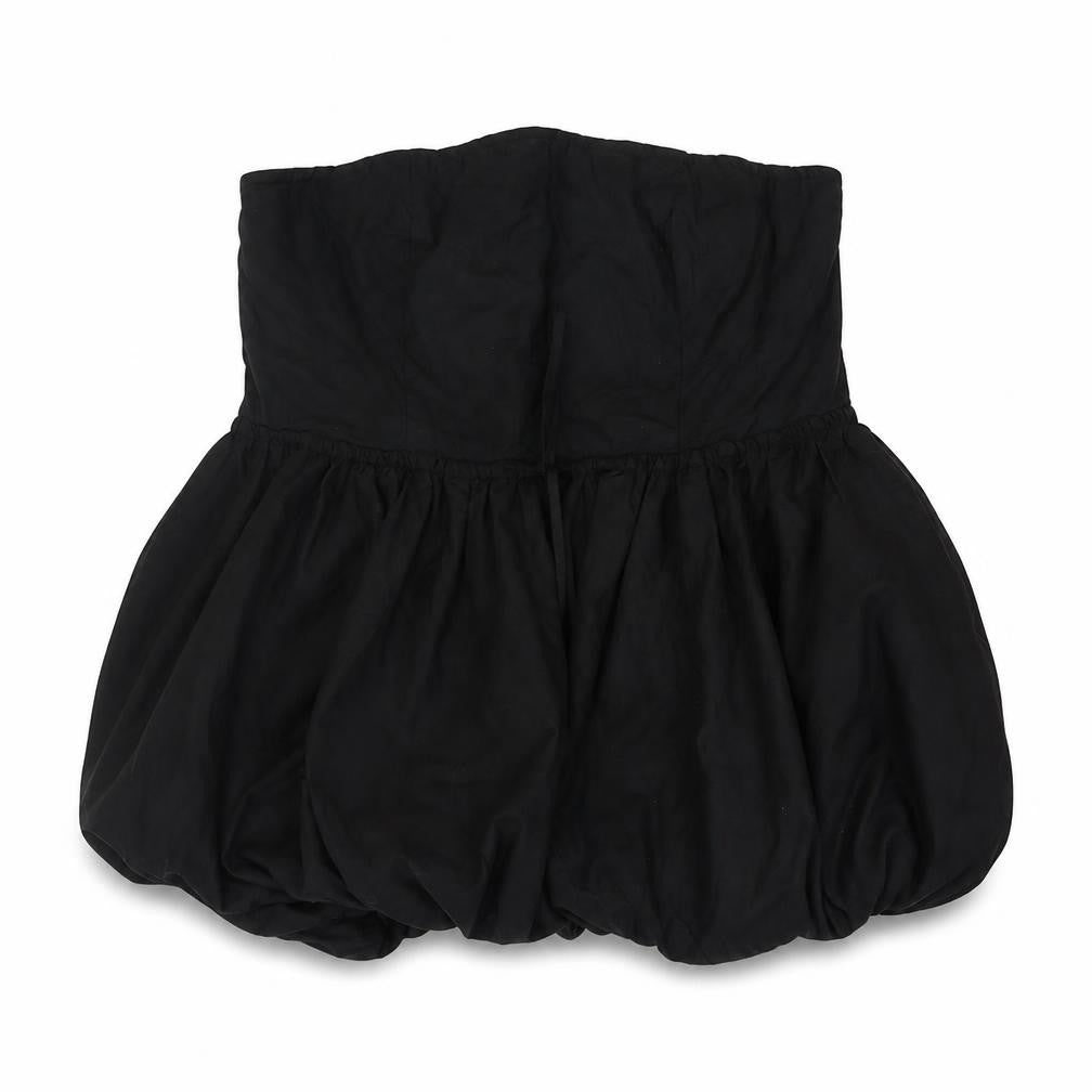 PrettyLittleThing Plus Women Black UK 22 Basic Strapless Playsuit