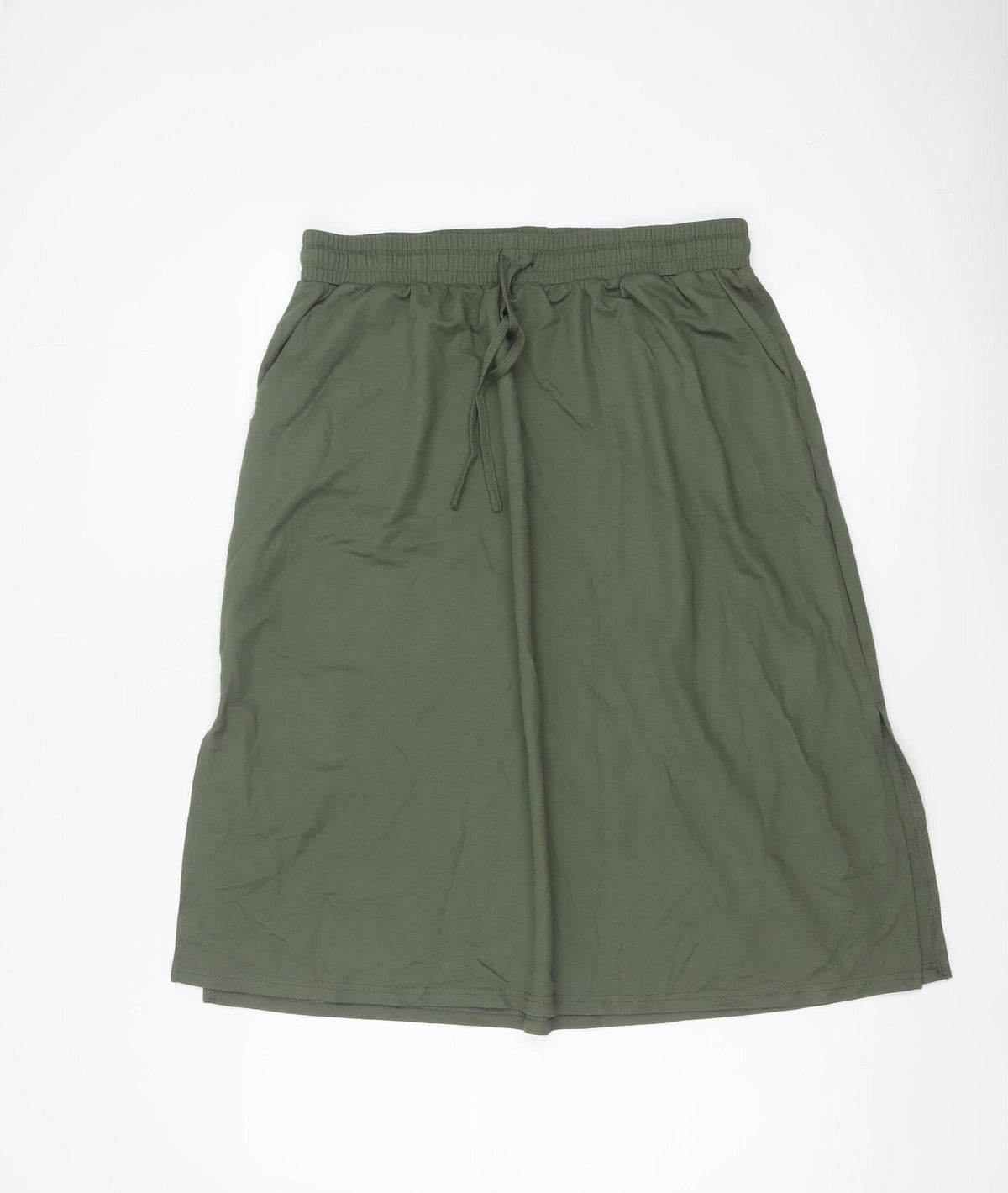 Trespass Women Green UK 12 Straight Knee Skirt Drawstring Pockets