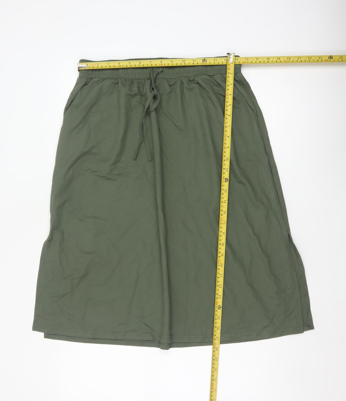 Trespass Women Green UK 12 Straight Knee Skirt Drawstring Pockets