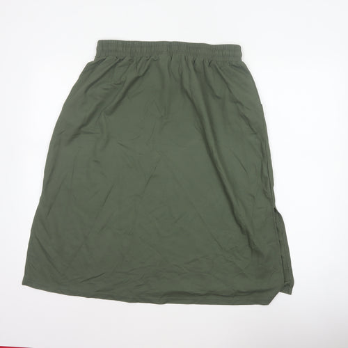 Trespass Women Green UK 12 Straight Knee Skirt Drawstring Pockets