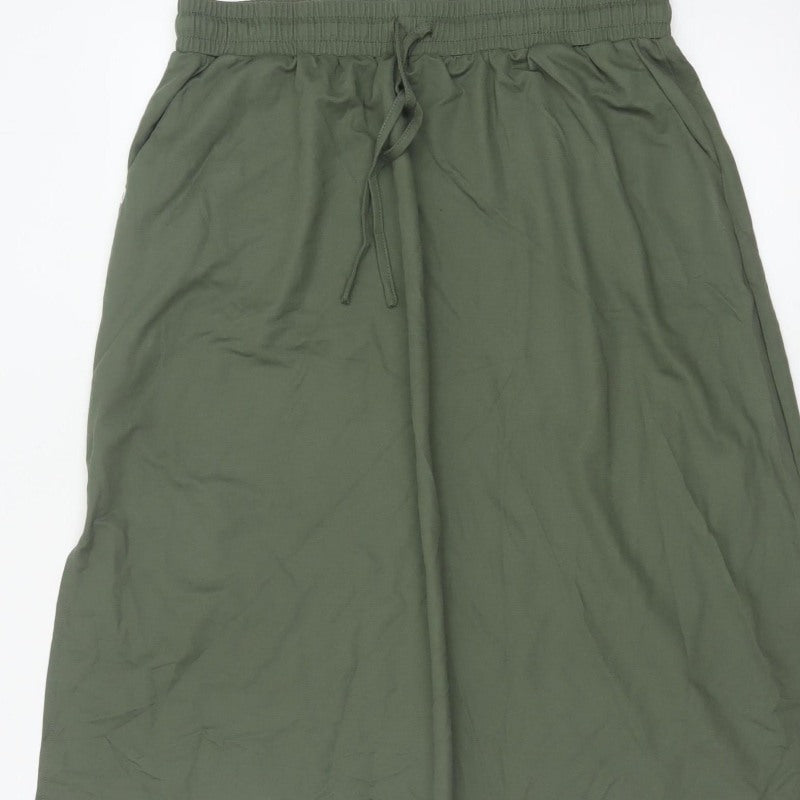 Trespass Women Green UK 12 Straight Knee Skirt Drawstring Pockets