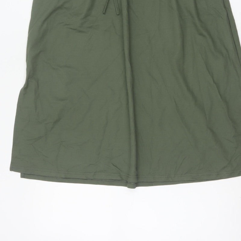 Trespass Women Green UK 12 Straight Knee Skirt Drawstring Pockets