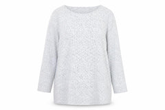Marks and Spencer Women White Polka Dot Basic V-Neck Blouse UK 16