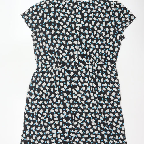 White Stuff Women Multicoloured UK 14 Geometric Fit & Flare Dress