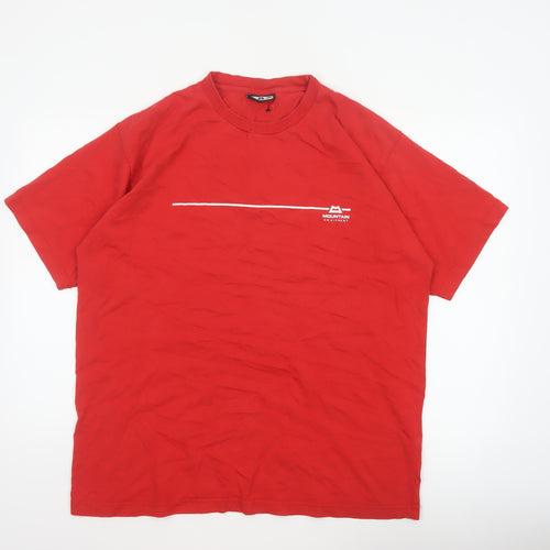 Mountain Equipment Men’s Red L Graphic Mountain Cotton T-Shirt
