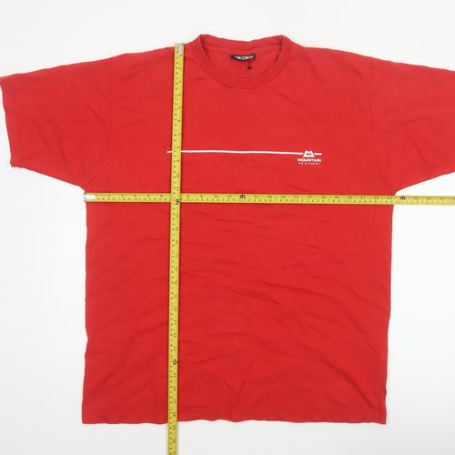 Mountain Equipment Men’s Red L Graphic Mountain Cotton T-Shirt