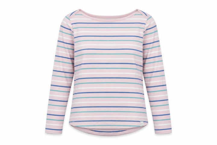 Fat Face Women’s Multicoloured Stripe UK 8 Classic Long Sleeve T-Shirt