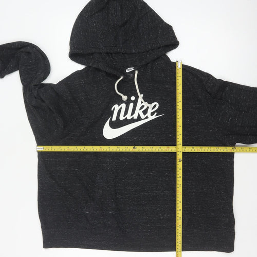 Nike Women’s Black UK 20 Plus Pullover Logo Fleece Hoodie