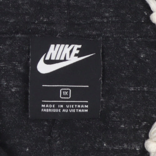 Nike Women’s Black UK 20 Plus Pullover Logo Fleece Hoodie