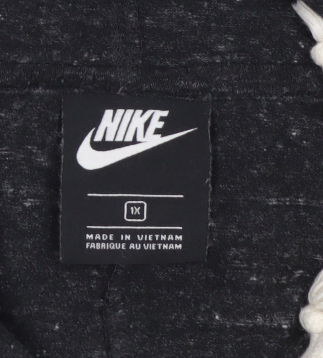 Nike Women’s Black UK 20 Plus Pullover Logo Fleece Hoodie