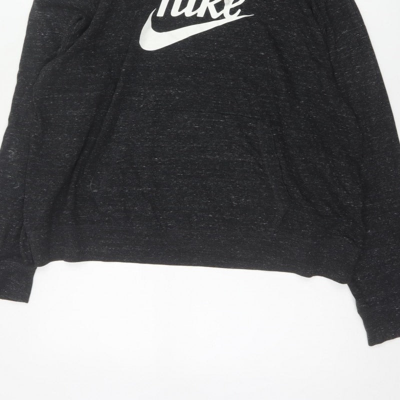 Nike Women’s Black UK 20 Plus Pullover Logo Fleece Hoodie