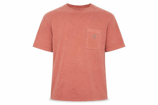Timberland Men’s Pink XL Organic Cotton Pocket Crew Neck T-Shirt