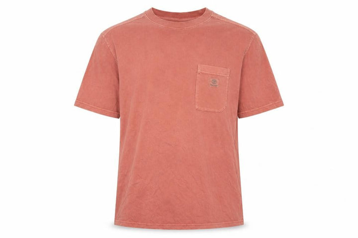 Timberland Men’s Pink XL Organic Cotton Pocket Crew Neck T-Shirt