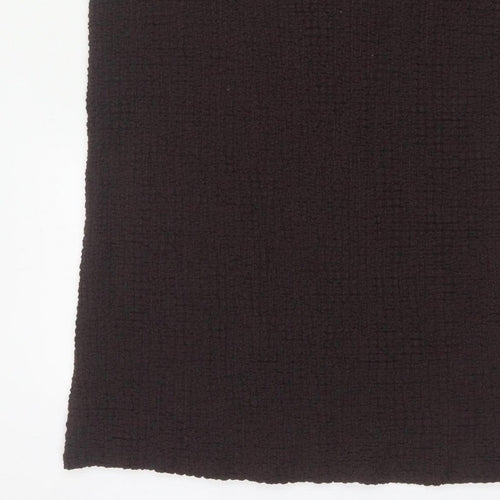 Marks and Spencer Women Brown UK 14 Stretch Knit Midi Pencil Skirt