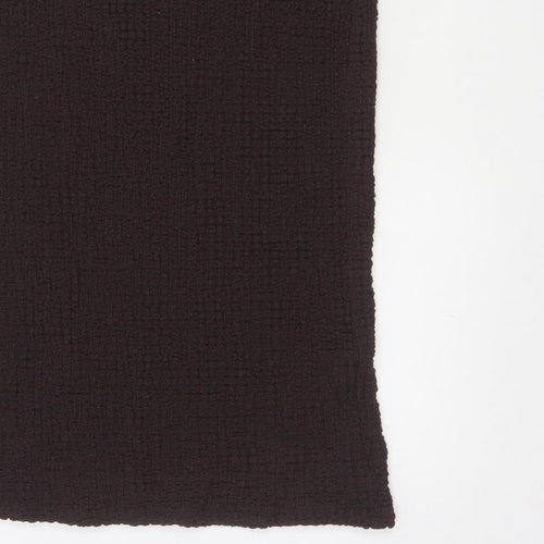 Marks and Spencer Women Brown UK 14 Stretch Knit Midi Pencil Skirt