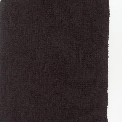 Marks and Spencer Women Brown UK 14 Stretch Knit Midi Pencil Skirt