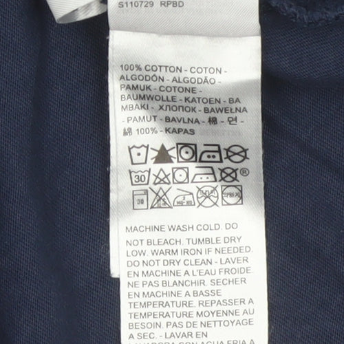 Levi's Men Blue 2XL Logo Graphic Print Crew Neck T-Shirt
