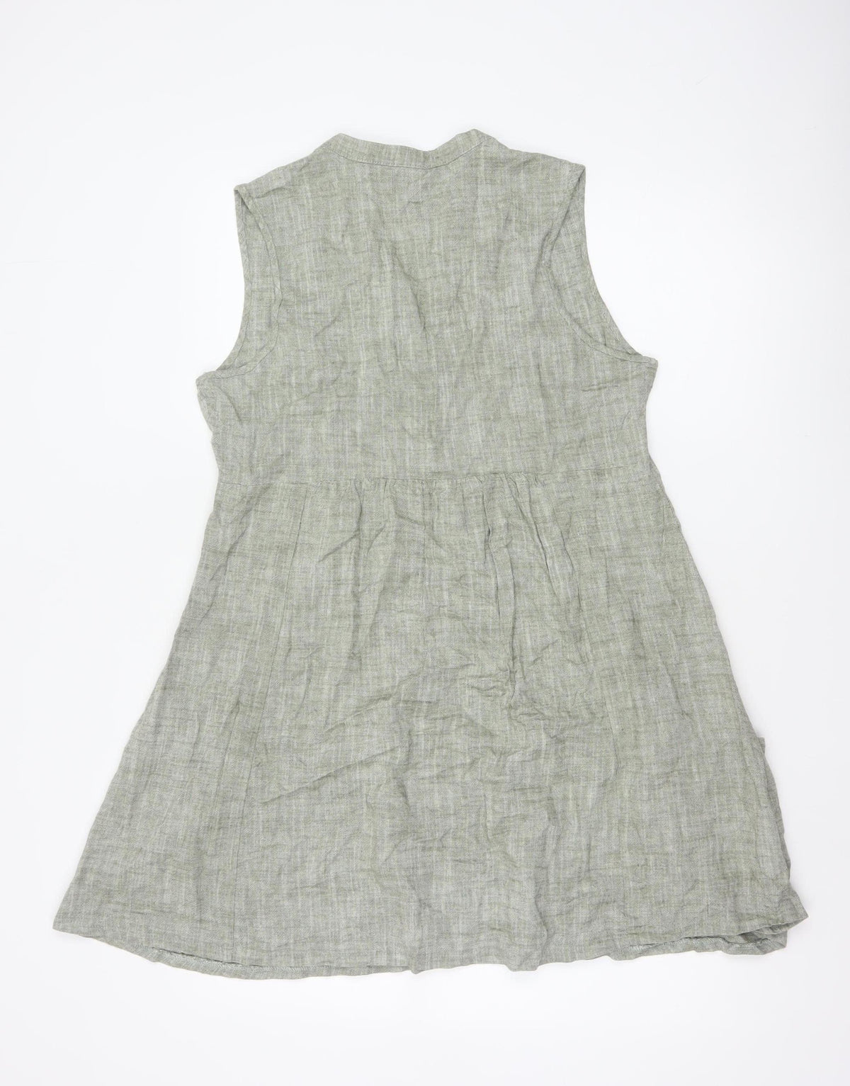 Apricot Women’s Green UK 12 Fit & Flare Sleeveless V-Neck Pocket Dress