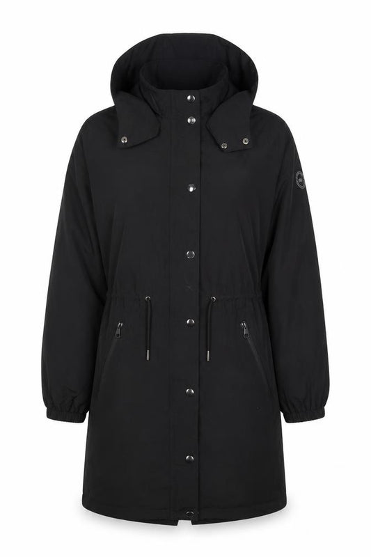 Next United Tec Women’s Black UK 8 Long Hooded Parka Coat