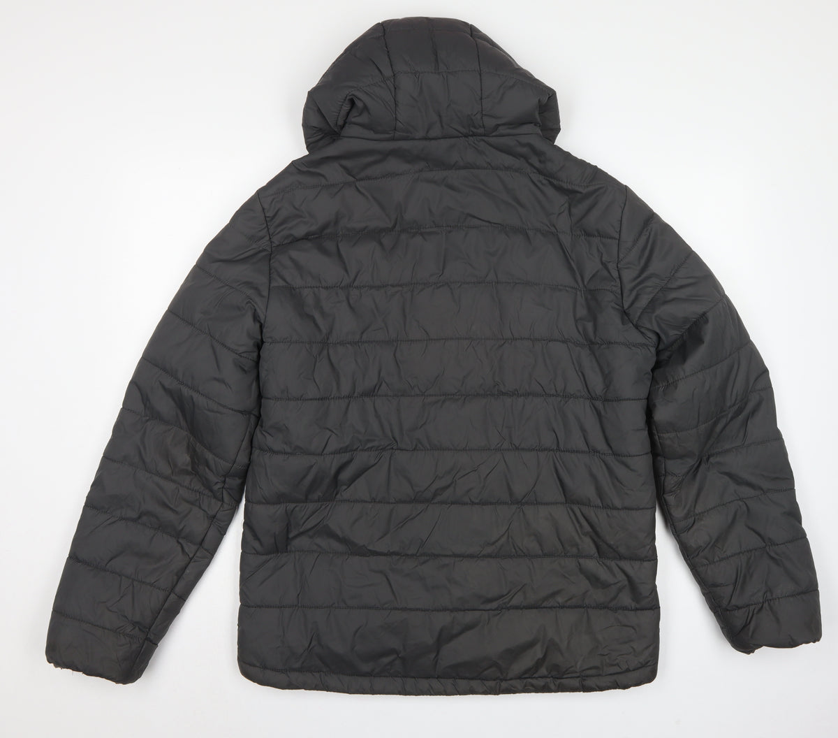 Peter Storm Men Black S Puffer Jacket Hooded Quilted Outdoor