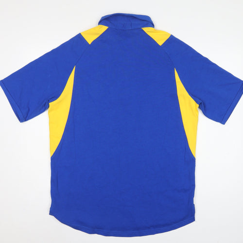 Oxen Men’s Blue XL Leeds Rhinos Rugby Polo Jersey Shirt