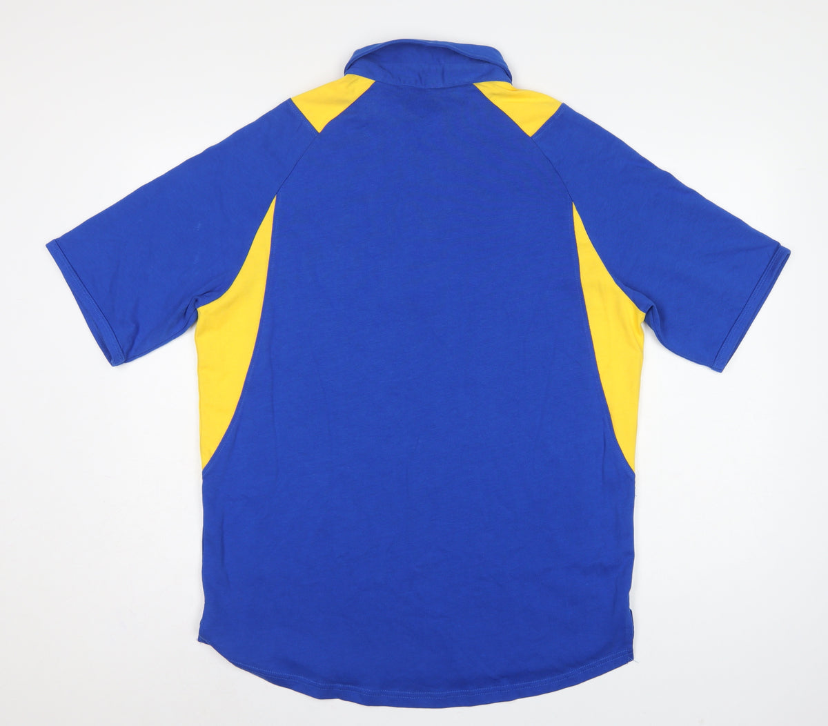 Oxen Men’s Blue XL Leeds Rhinos Rugby Polo Jersey Shirt