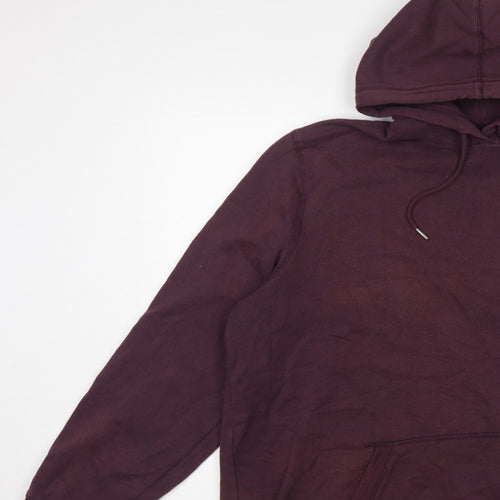 TOG24 Men’s Brown 2XL Pullover Hoodie Logo Pocket Cotton Blend
