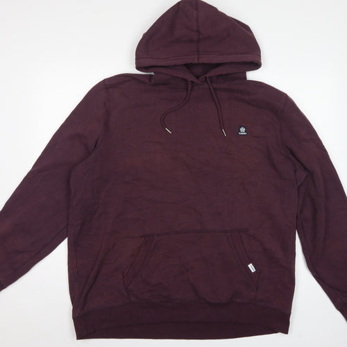 TOG24 Men’s Brown 2XL Pullover Hoodie Logo Pocket Cotton Blend
