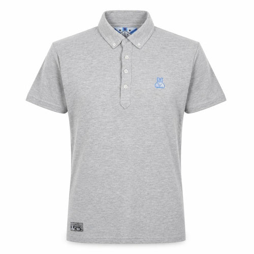 Huddersfield Town Men’s Grey M Football Embroidered Polo Shirt