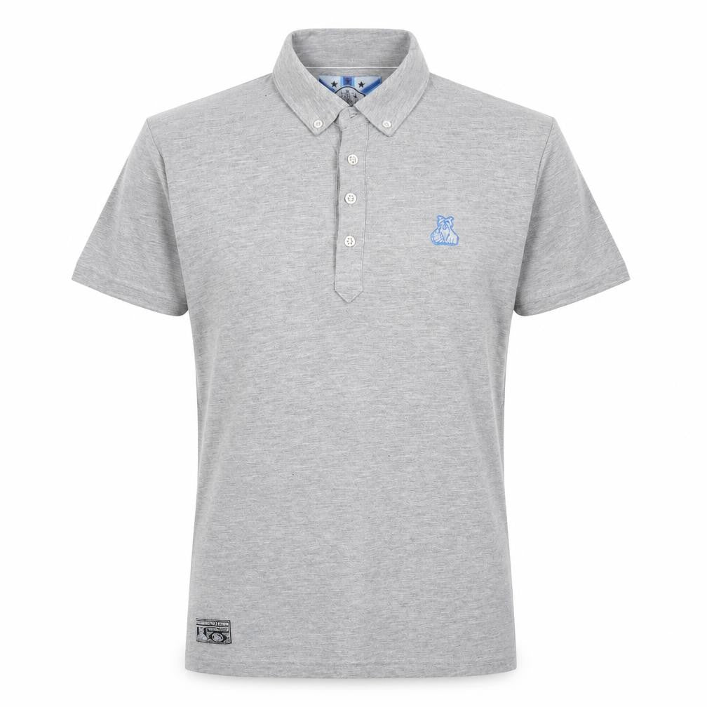 Huddersfield Town Men’s Grey M Football Embroidered Polo Shirt