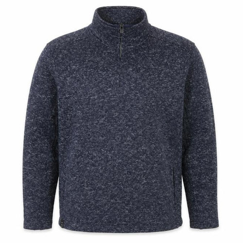 Dissident Men’s Blue XL 1/4 Zip High Neck Pullover Sweatshirt Pockets