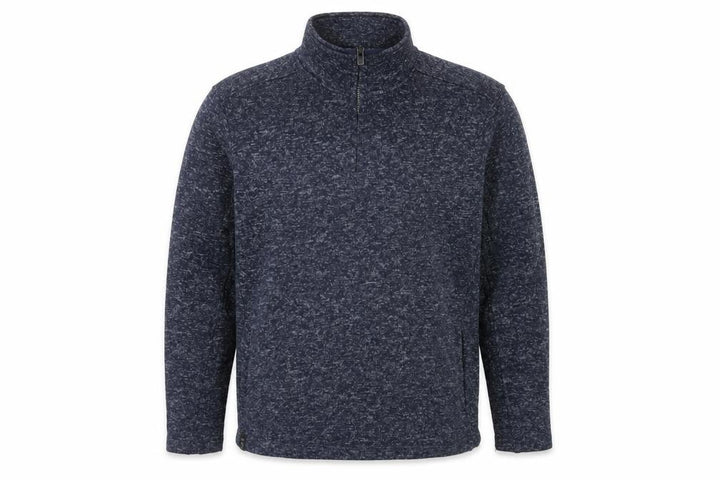 Dissident Men’s Blue XL 1/4 Zip High Neck Pullover Sweatshirt Pockets