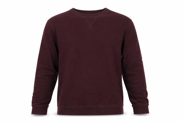 MVP Mens Red M Cotton Crew Neck Pullover Sweatshirt