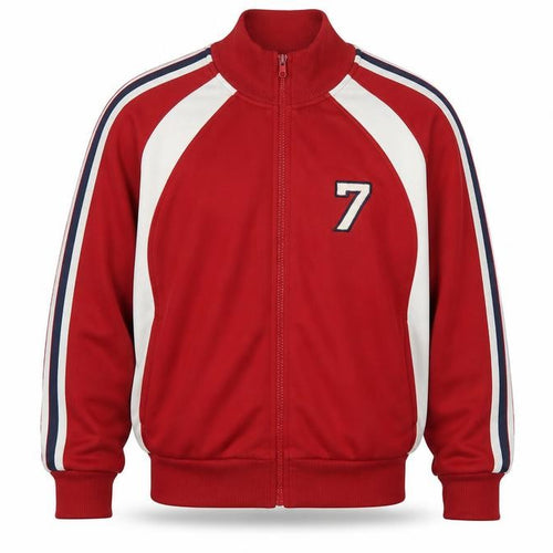 Urban Pipeline Men's Red L Full Zip Track Sweatshirt Number 7