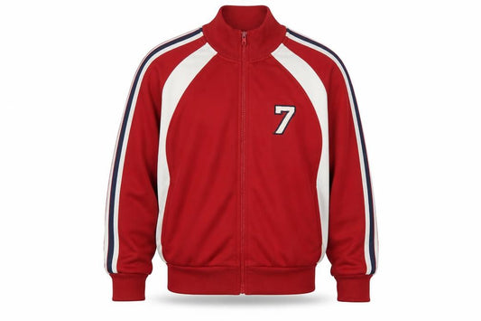 Urban Pipeline Men's Red L Full Zip Track Sweatshirt Number 7