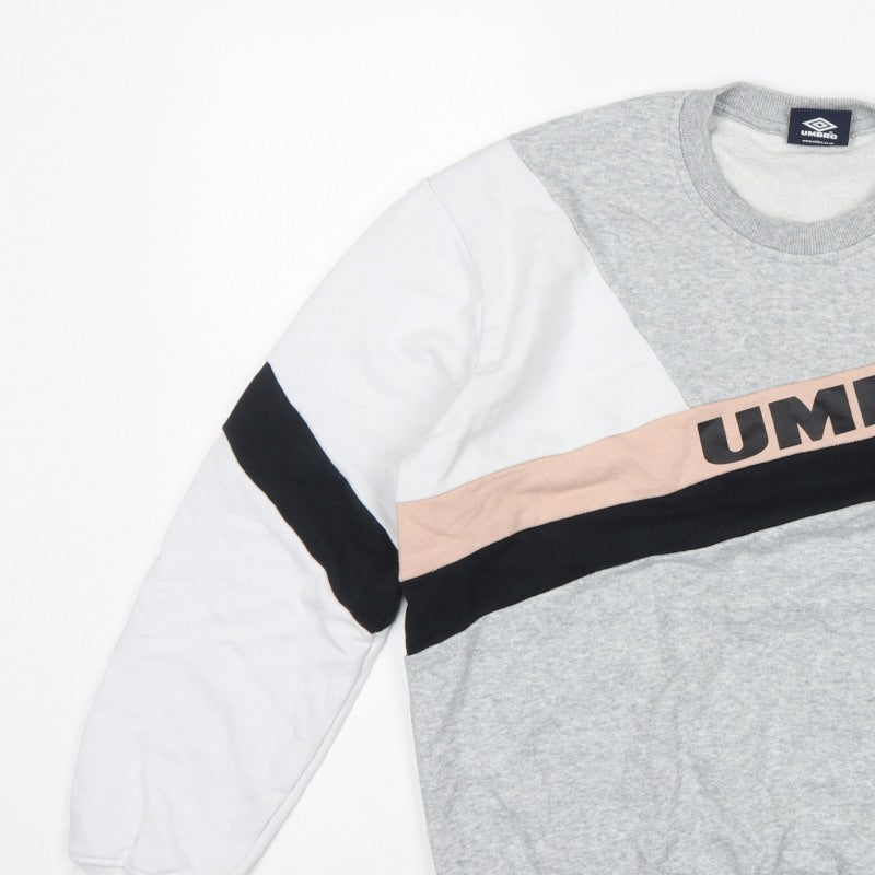 Additional view of Umbro Women’s Multicoloured S Colourblock Logo Crew Sweatshirt
